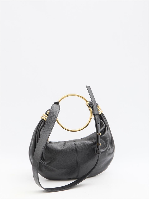 끌로에 FW24 Small Bracelet Hobo bag  CHC24AS611_N72_001 BLACK