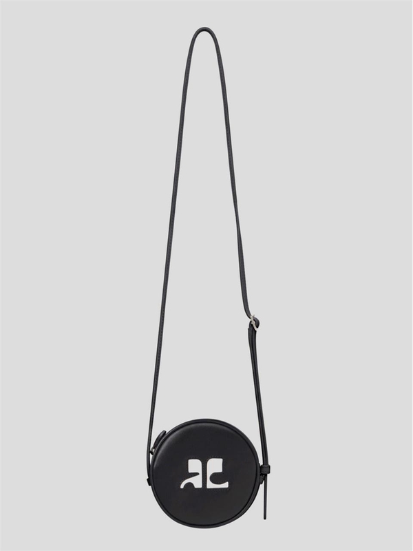 꾸레쥬 FW24 Courreges shoulder bag PERGSA066CR00279999 Black