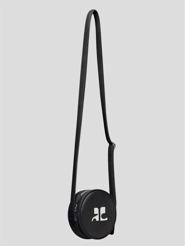 꾸레쥬 FW24 Courreges shoulder bag PERGSA066CR00279999 Black