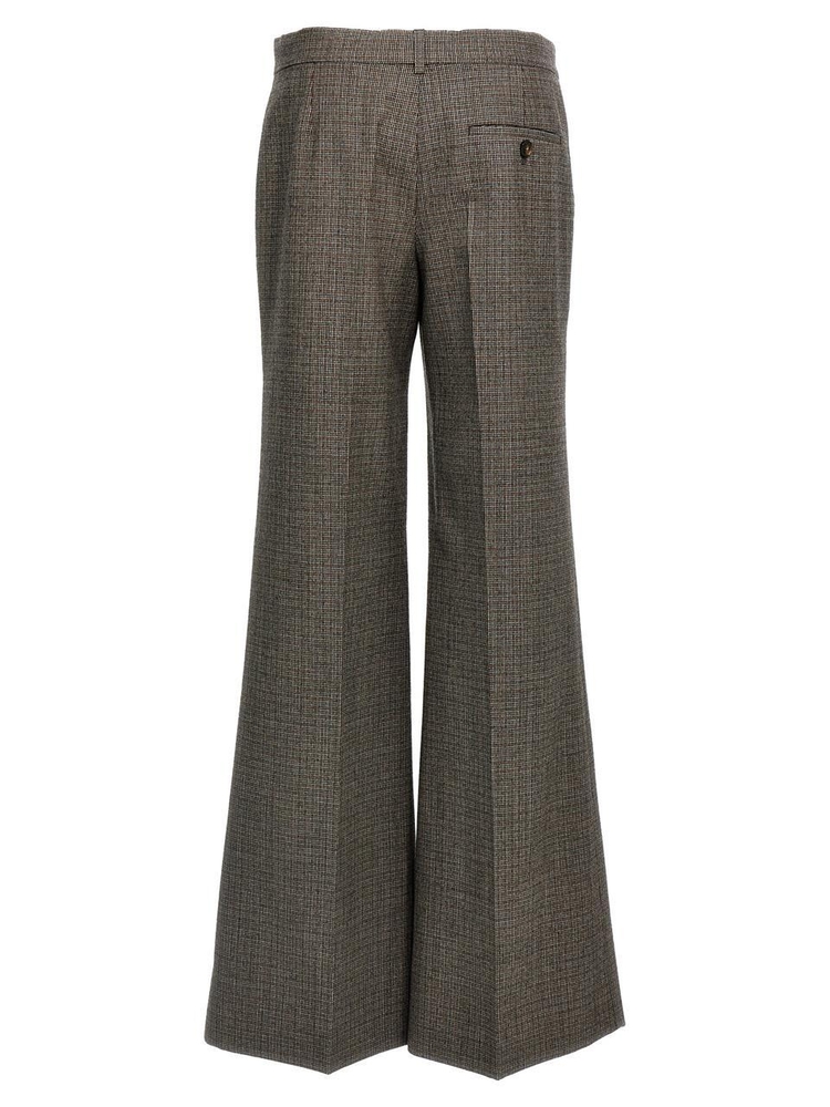 스텔라 매카트니 FW24 Houndstooth foot pants 6402263EJ7902425 Gray