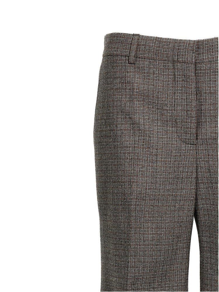 스텔라 매카트니 FW24 Houndstooth foot pants 6402263EJ7902425 Gray