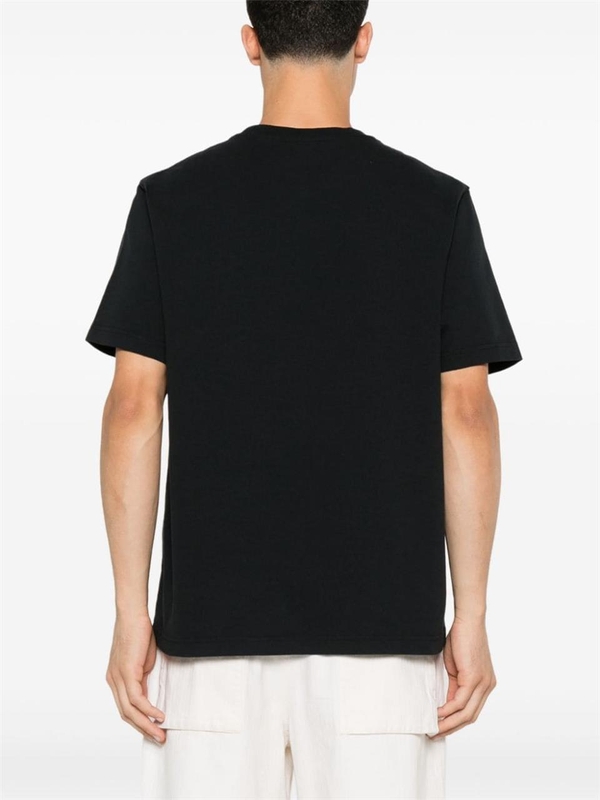 메종키츠네 FW24 MAISON KITSUNE T-shirts and Polos Black NM00112KJ0118P199 Black