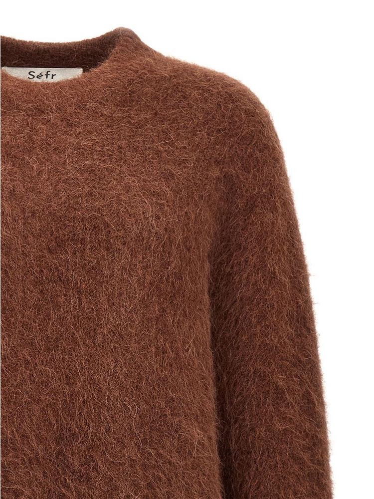 세퍼 FW24 Haru sweater MFW24HARUCHOCOLATEBROWNALPACA Brown