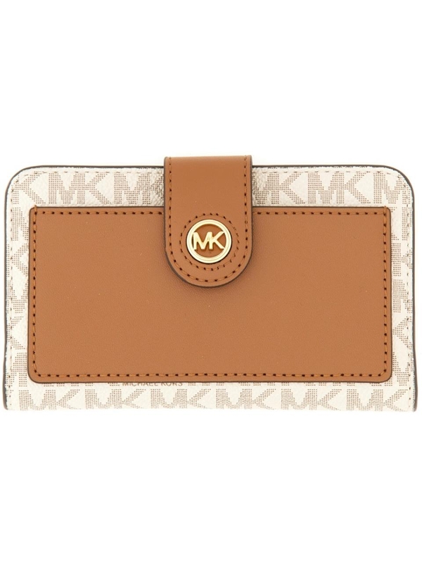 마이클코어스 FW24 MICHAEL BY MICHAEL KORS Wallet 32S4G0KF6B_149VANILLA/ACRN BEIGE