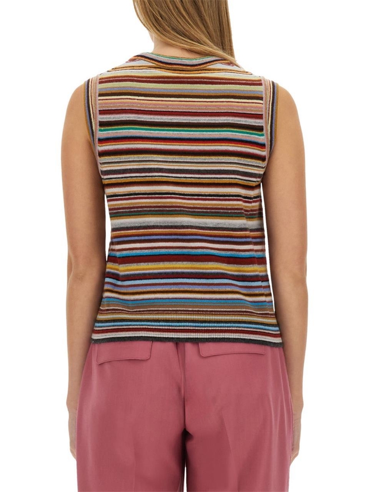 폴 스미스 FW24 CASHMERE VEST W1R-494N-N11052_92 MULTICOLOUR