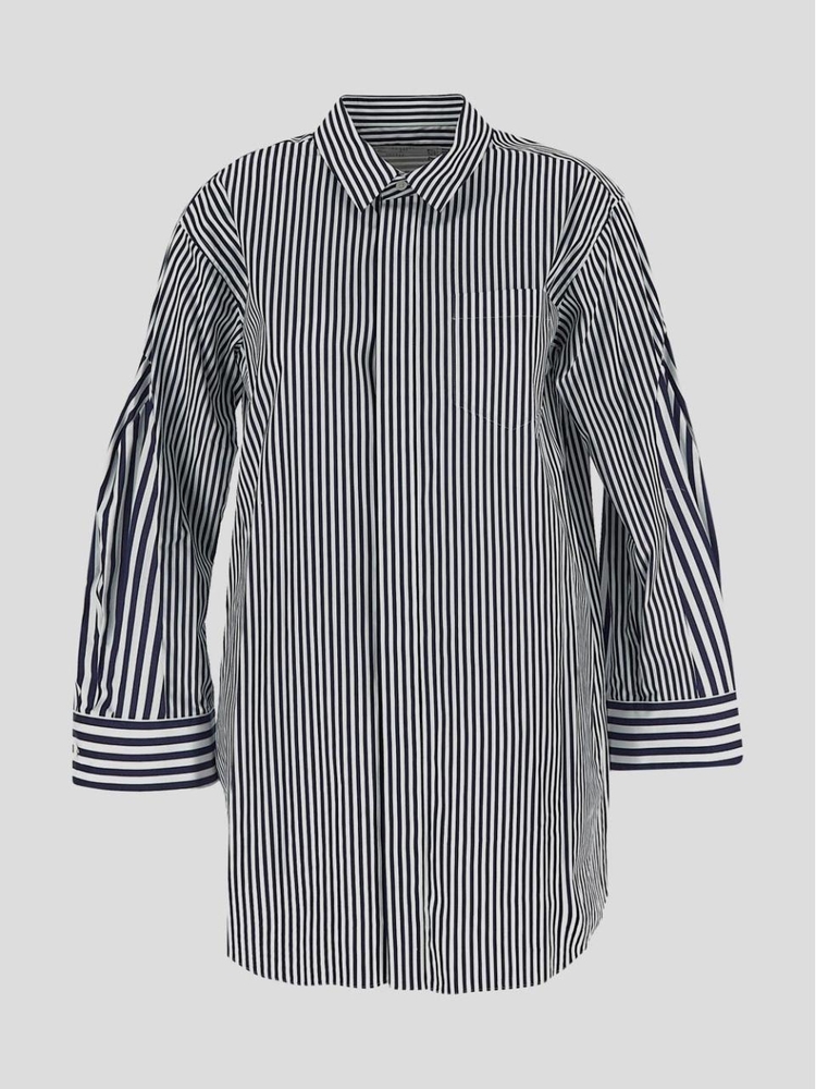 사카이 FW24 Sacai Shirt 07527222 Navystripe