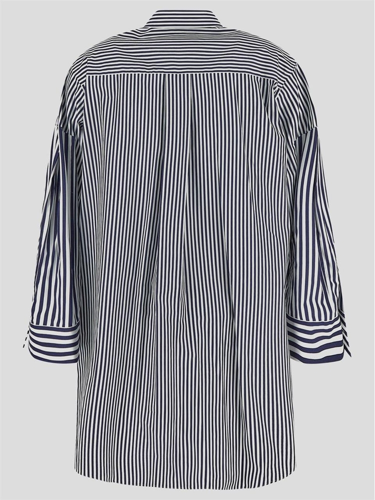 사카이 FW24 Sacai Shirt 07527222 Navystripe