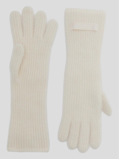 자크뮈스 FW24 Jacquemus Gloves 246AC6685217110 Offwhite