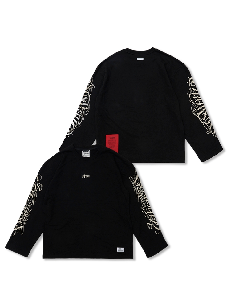 Destroyer Light Weight Oversized Long Sleeves Black