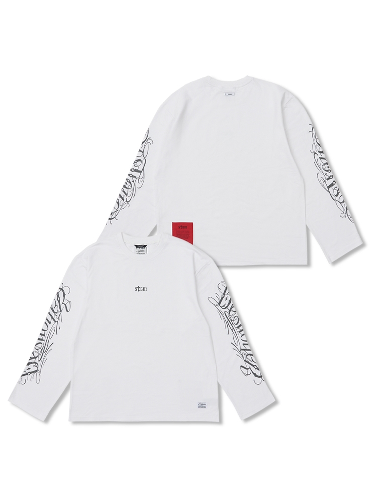 Destroyer Light Weight Oversized Long Sleeves White