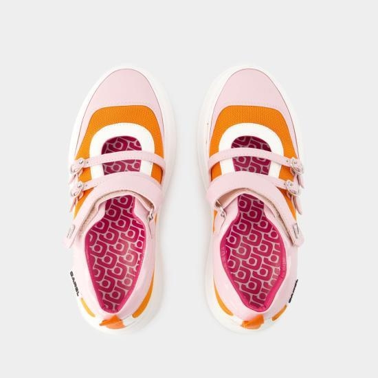 [해외배송] 24SS 카렐 페리스 스니커즈 BASKINA PINK PATENTE ORANGE orange