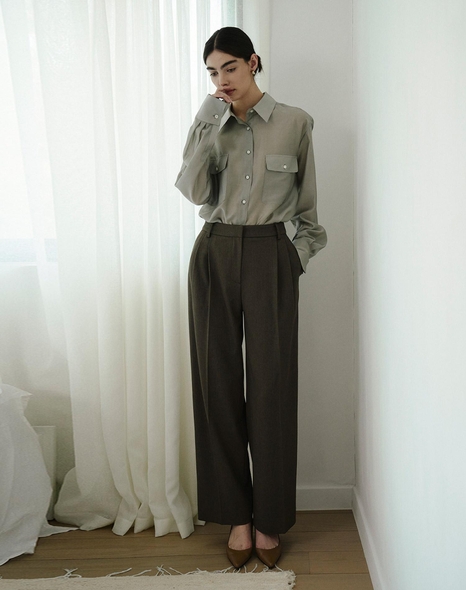 투 턱 슬랙스 TWO TUCK SLACKS