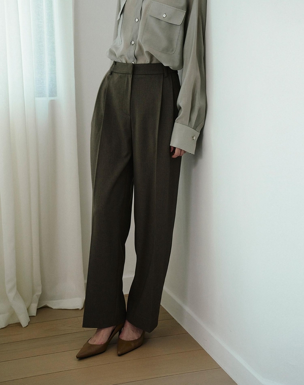 투 턱 슬랙스 TWO TUCK SLACKS