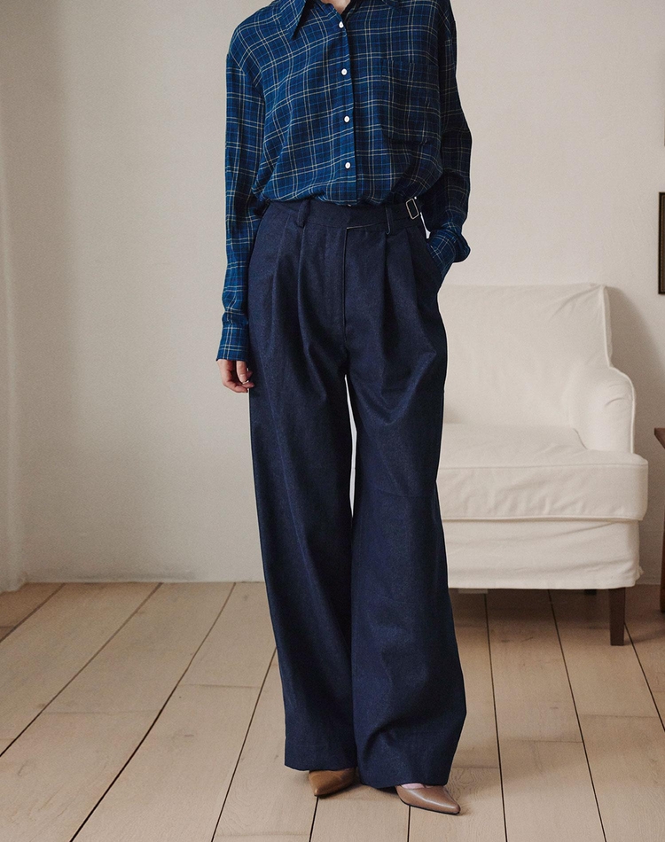 구르카 팬츠 블루 GURKHA PANTS BLUE