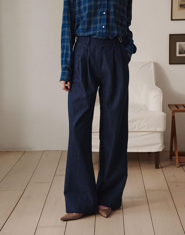 구르카 팬츠 블루 GURKHA PANTS BLUE