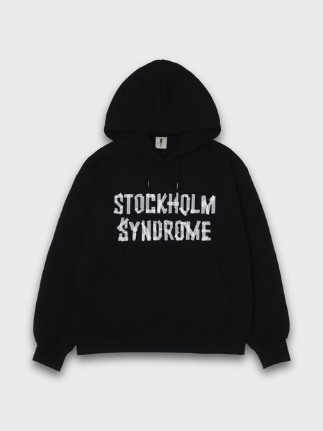 TAPE HOODIE - BLACK