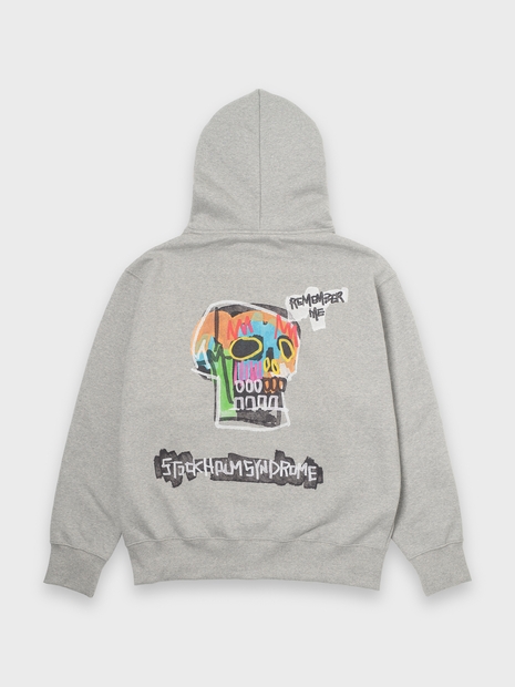 REMEMBER ME ZIP HOODIE - GREY