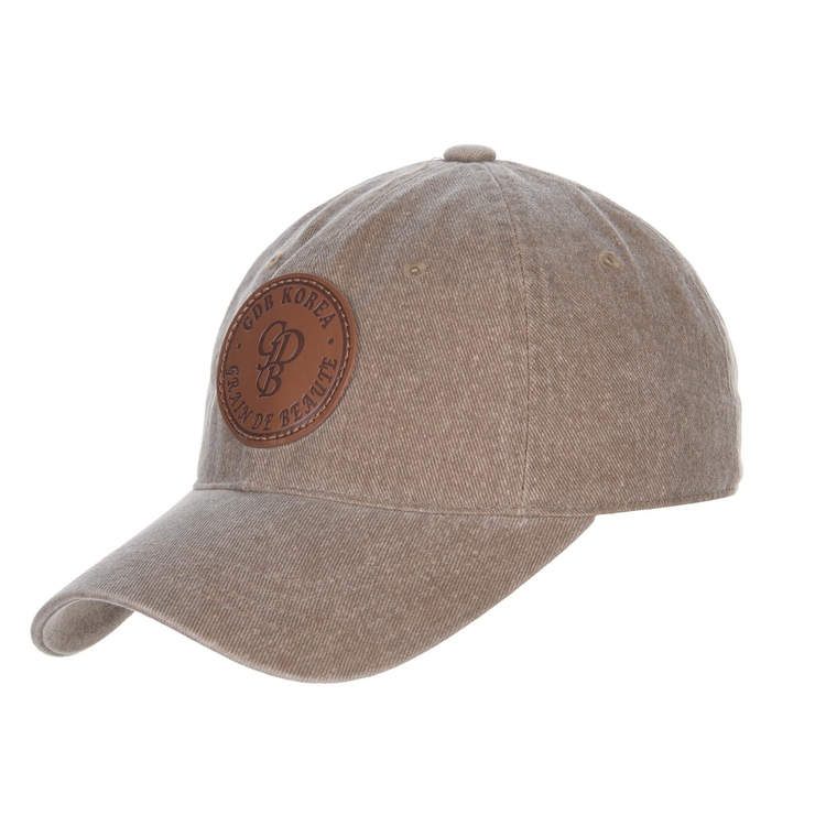 Emblem ball cap [Brown]