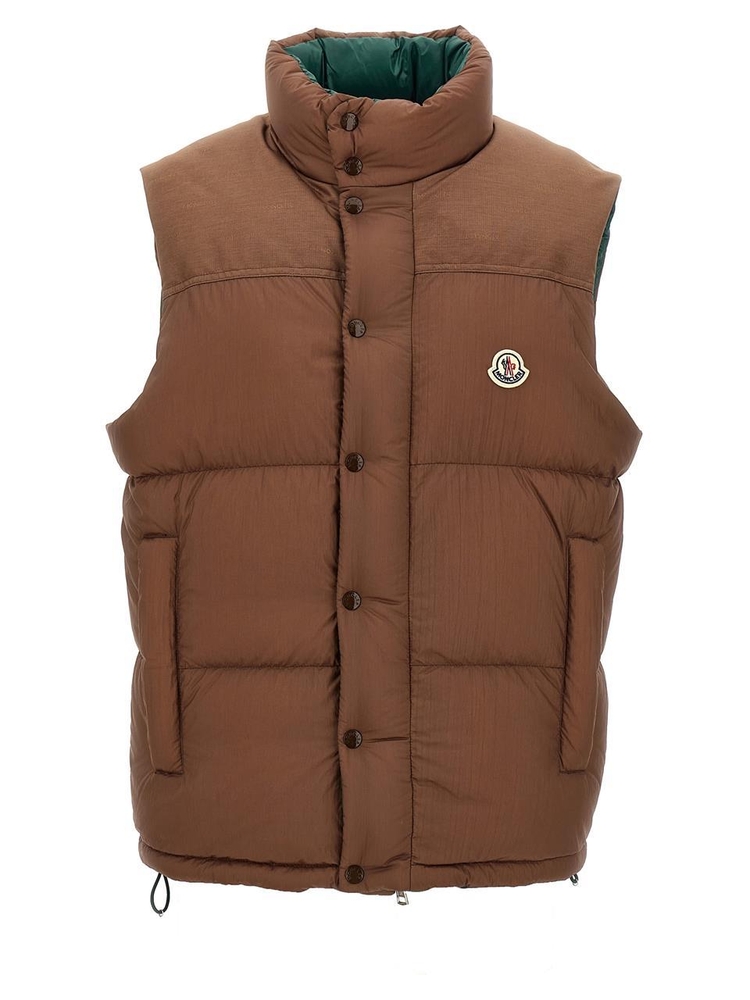 몽클레르 FW24 Moncler Verone 1 reversible down jacket 1A002115985T263 Brown