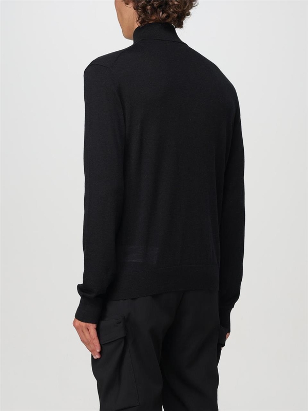 디젤 FW24 Diesel Mock Neck Sweater in Wool Blend A124450CHAU 9XX Black