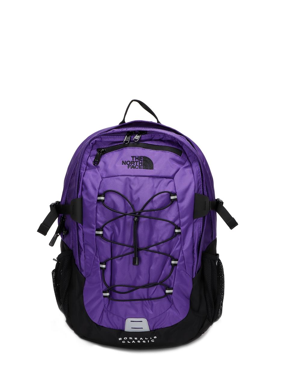Purple and black backpack deals