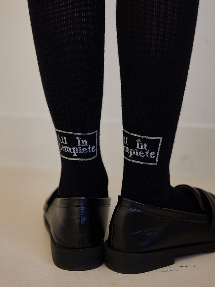 Moon Logo Basic Socks (3 Colors)