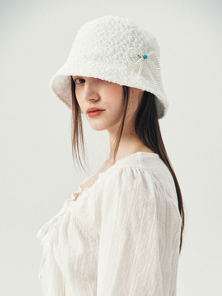 Pearl Crinkle Bucket Hat (2 Colors)