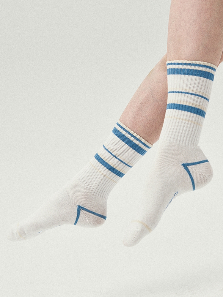 Mixed Stripe Socks (2 Colors)