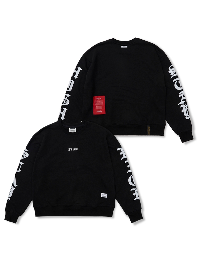 Stay High Oversized Crewneck Black