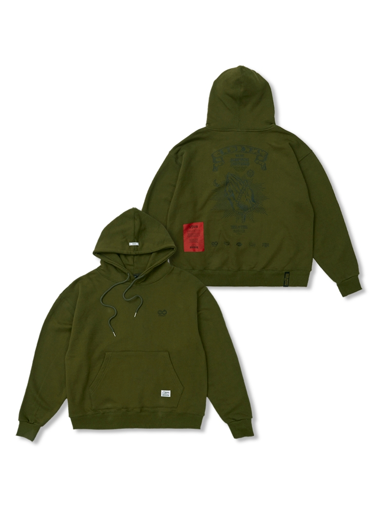 Praying Oversized Hoodie Khaki