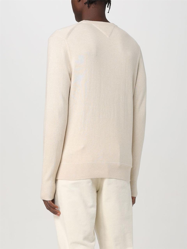 타미 힐피거 FW24 Tommy Hilfiger Mens Sweater MW0MW28046HGF Cream