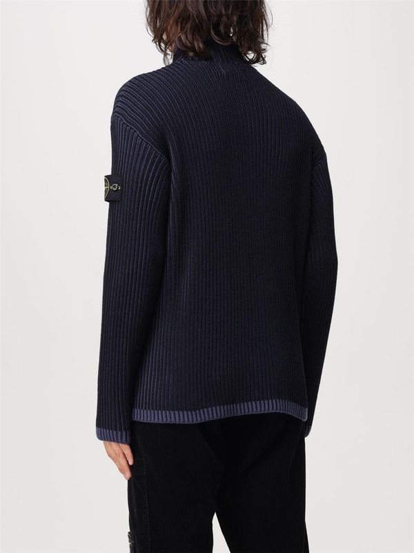 스톤아일랜드 FW24 Stone Island Zip Up Sweater 8115516C1 V0020 Blue