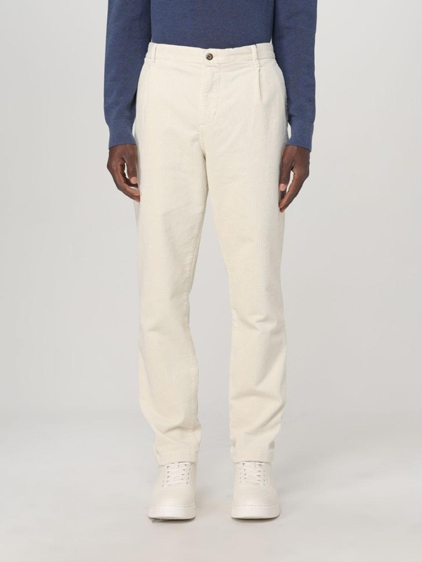 타미 힐피거 FW24 Tommy Hilfiger Mens Trousers MW0MW36693YBI White