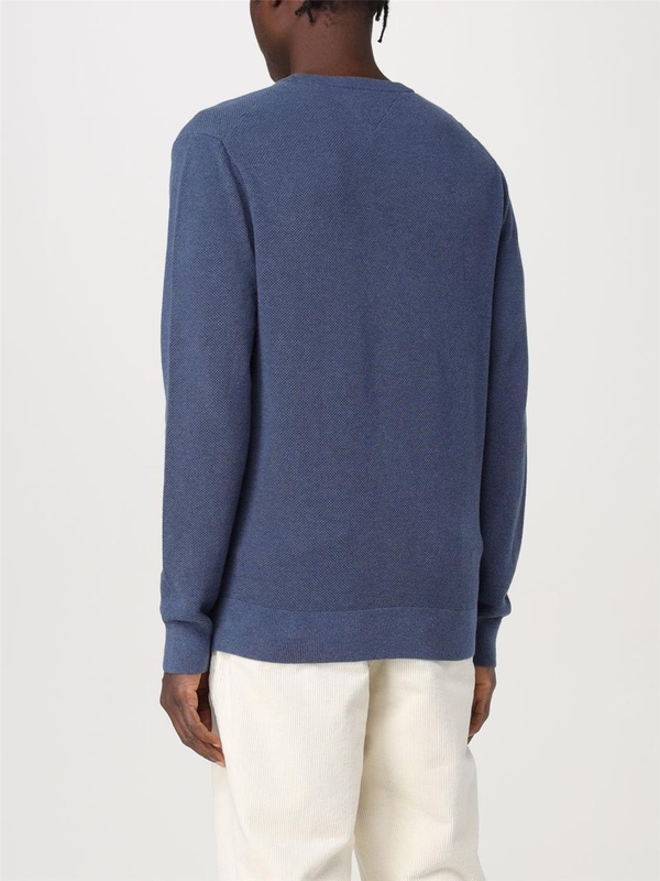 타미 힐피거 FW24 Tommy Hilfiger Mens Sweater MW0MW36347DVI Blue