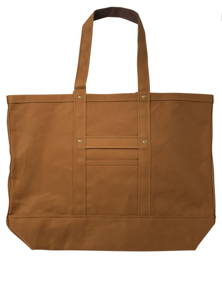 휴먼 메이드 FW24 Duck Canvas tote bag HM28GD003BROWN Brown