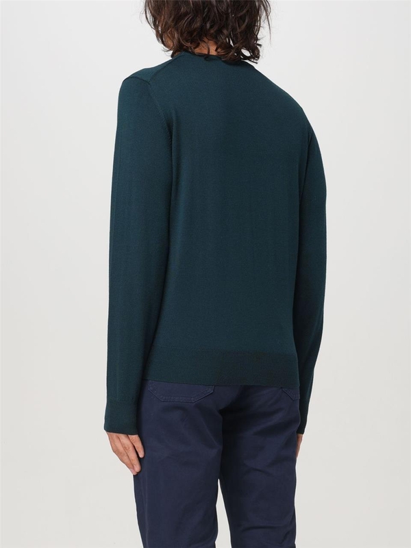  FW24 K-way basic crew neck sweater K6113BW 614 Green