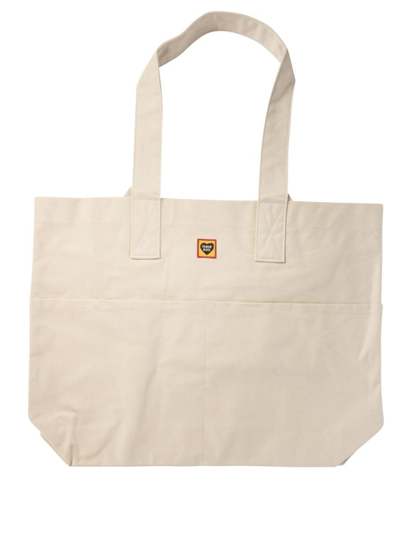 휴먼 메이드 FW24 Canvas tote bag HM28GD043WHITE White