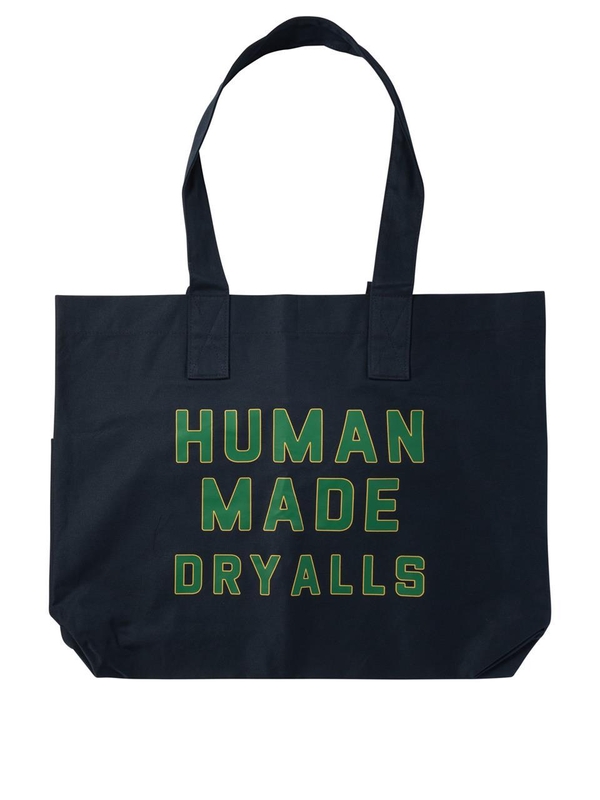 휴먼 메이드 FW24 Canvas tote bag HM28GD043NAVY Blue