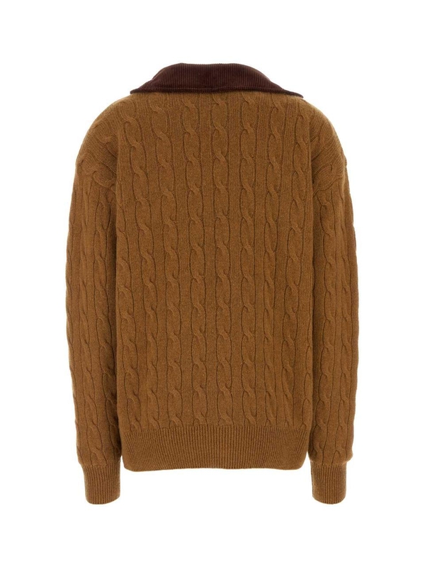 로에베 FW24 LOEWE KNITWEAR S540Y14KEW CAMEL Camel