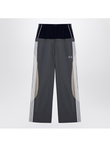 발렌시아가 FW24 Balenciaga Tracksuit Cut-Up trousers in technical fabric 808909TRO31 Grey