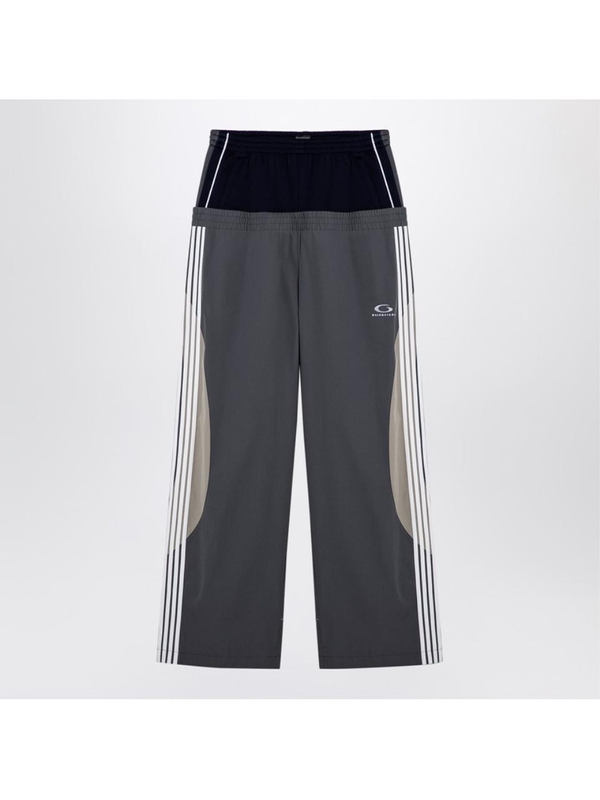 발렌시아가 FW24 Balenciaga Tracksuit Cut-Up trousers in technical fabric 808909TRO31 Grey