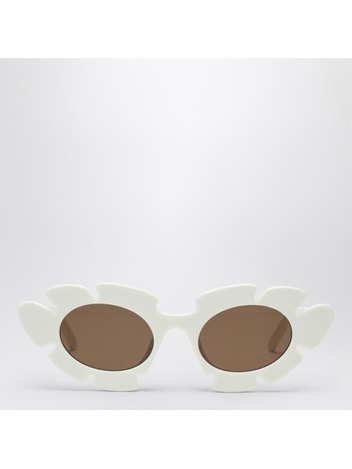 로에베 SS25 Loewe White Flower sunglasses LW40088UPVC White