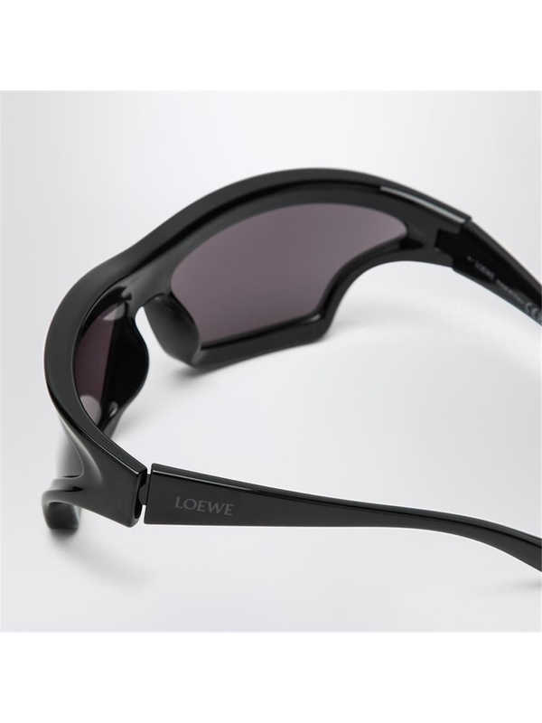 로에베 SS25 Loewe Arch Mask black sunglasses LW40143UPVC Black