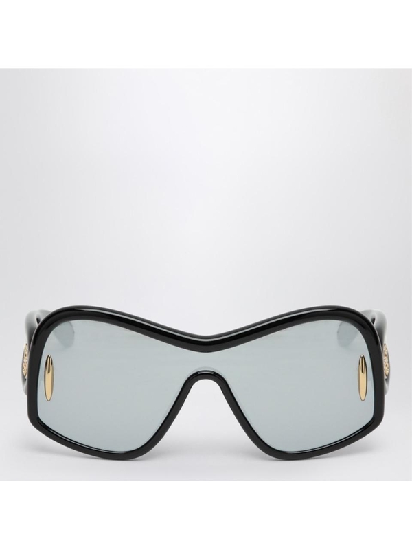 로에베 SS25 Loewe Square Mask black sunglasses LW40131IPVC Black