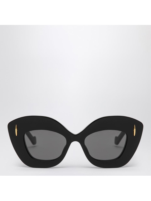 로에베 SS25 Loewe Retro Screen black sunglasses LW40127IPVC Black