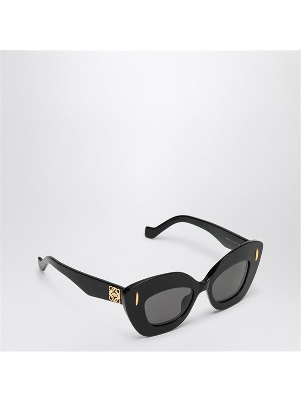 로에베 SS25 Loewe Retro Screen black sunglasses LW40127IPVC Black