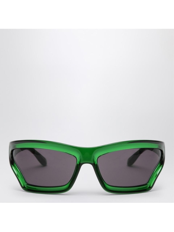 로에베 SS25 Loewe Arch Mask green sunglasses LW40143UPVC Green