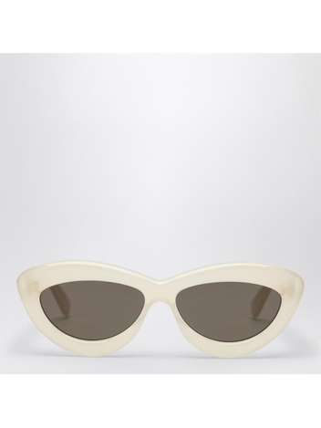 로에베 SS25 Loewe Cat-eye sunglasses white LW40096IPVC White