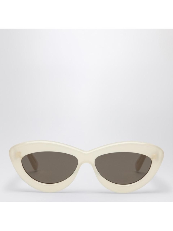 로에베 SS25 Loewe Cat-eye sunglasses white LW40096IPVC White