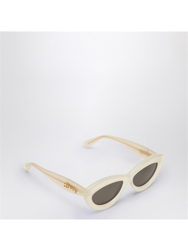 로에베 SS25 Loewe Cat-eye sunglasses white LW40096IPVC White